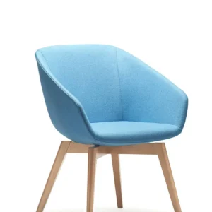 Daphne Armchair Timber Base 1