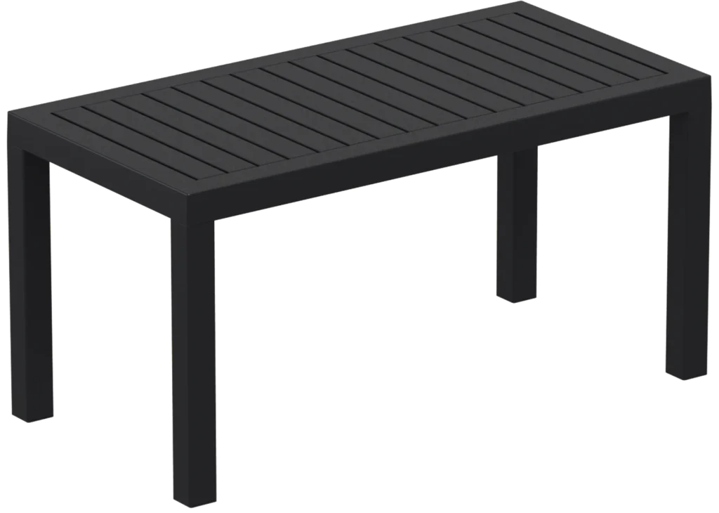 Ocean Rectangular Coffee Table Black 1