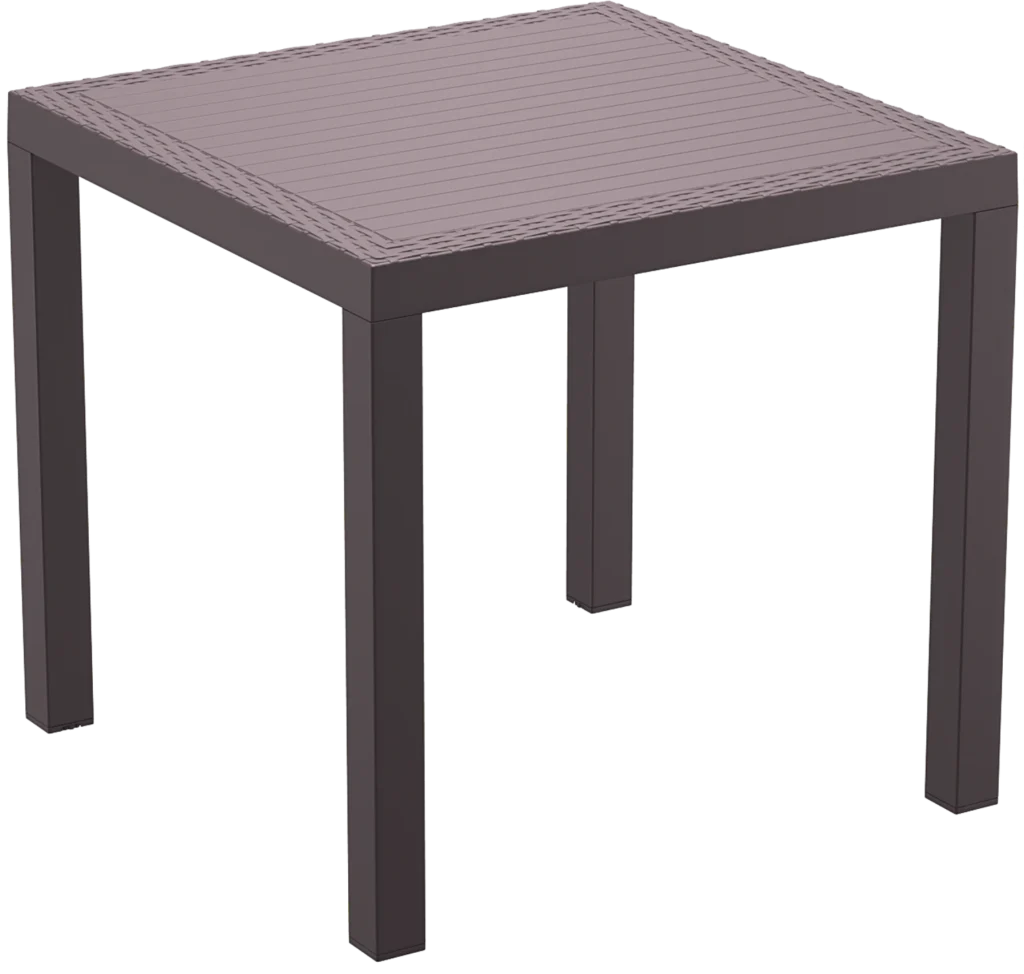 Orlando Square Dining Table Chocolate 1