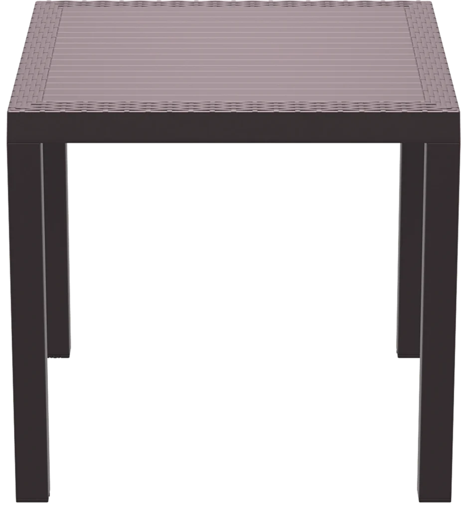 Orlando Square Dining Table Chocolate 2